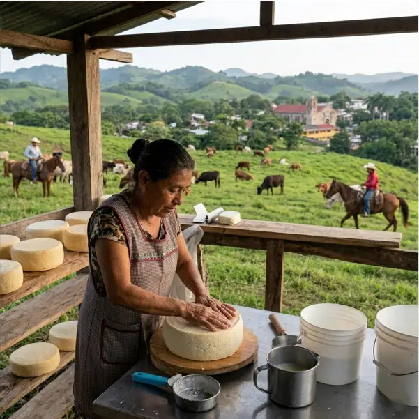 Quesos artesanales y tradición ganadera en Ozuluama Veracruz